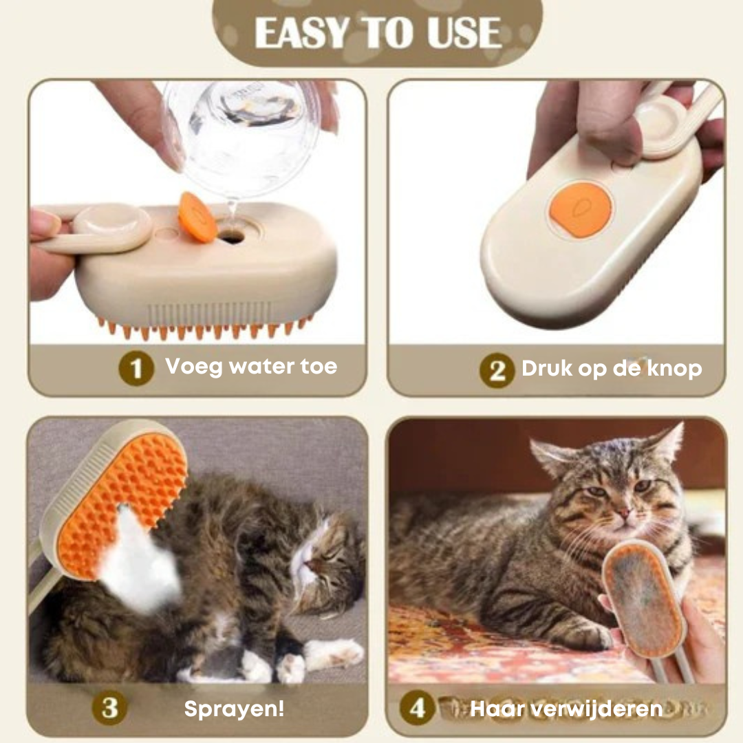 SteamPaws™ – Alles-in-één verzorging voor je huisdier!